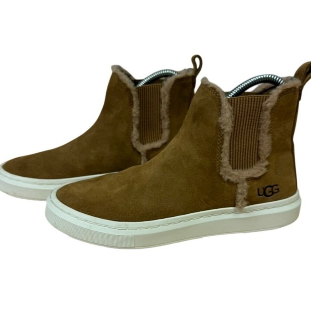 UGG‎ ALAMEDA Suede Chelsea Sneaker Boots 1130781 Chestnut Brown Women SZ 7